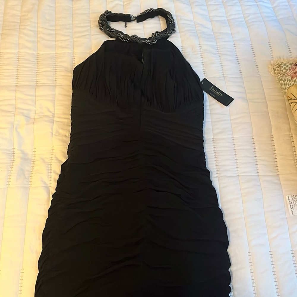Laundry by Shelli Segal black dress